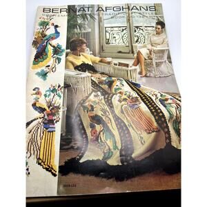 Bernat Afghans Contemporary and Traditional Styles Book # 132